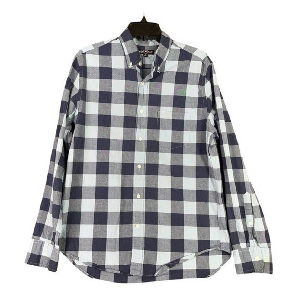 J.Crew Mercantile Flex Poplin Everyday Business Casual Shirt Mens‎ M Stretch